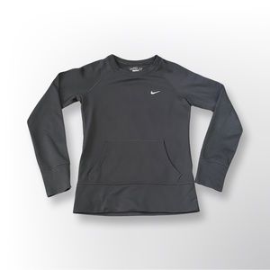 Nike Therma-FIT Crewneck Sweater, Black, Extra Small